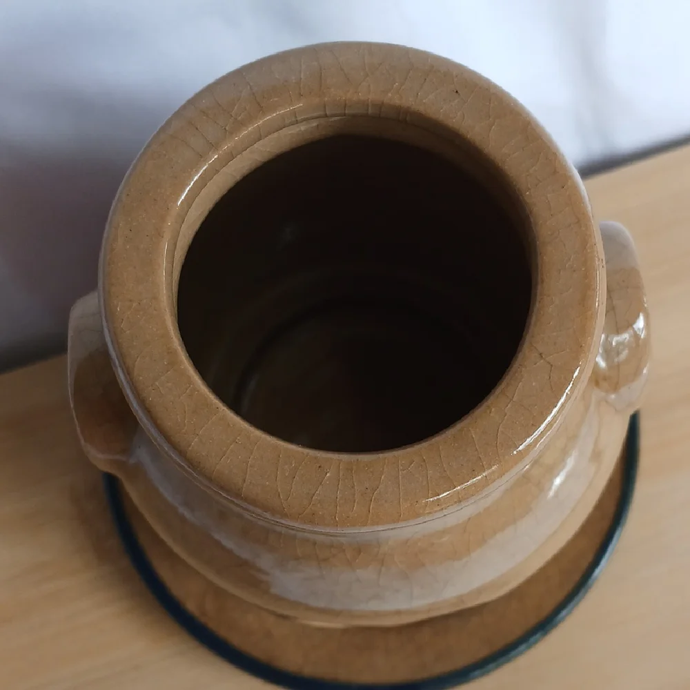 Ceramic Candle Tea Light Holder with Heart Cutout
